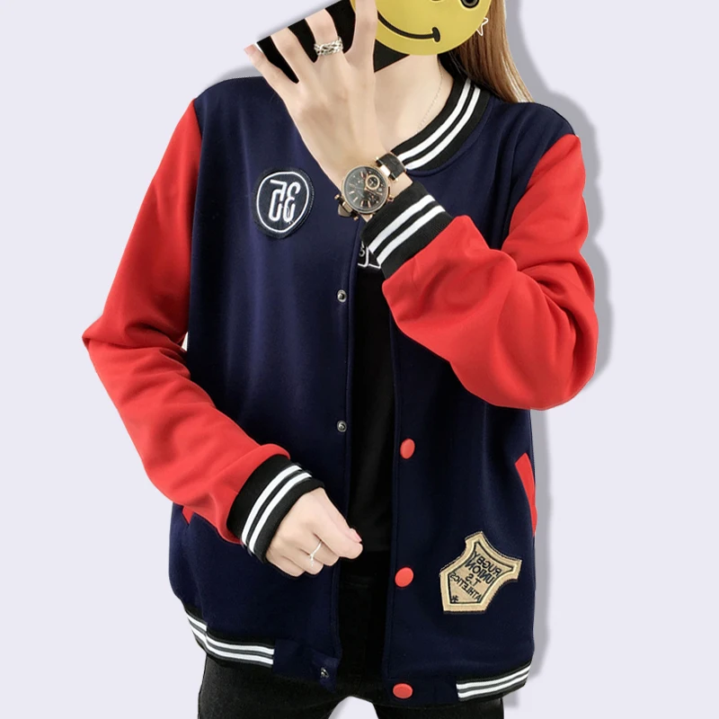 Women's Baseball Jacket Casacos Drop Shipping Plus Size College Jackets