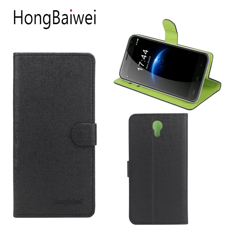 

HongBaiwei for Homtom HT3 Pro Case Cover Fashion Flip Hit Color Luxury Leather Wallet Phone Coque Case for Homtom HT3 Pro HT3