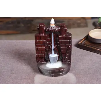 

Chinese Well Bucket Shape Incense Waterfall Backflow Incense Burner Sandalwood Incense Holder Home Decor Use In Home Teahouse