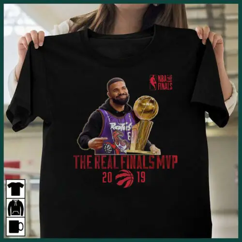 Drake Funny The Real Final MVP Toronto 2019 King рубашка для мужчин Raptors T-Shirt | Мужская одежда