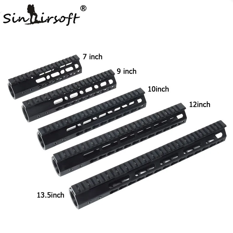 

AR-15 M4 M16 NSR Free Float Keymod Handguard Picatinny Protector Kartini Rail Base Rifle Scope Mount Bracket Forend Barrel Nut