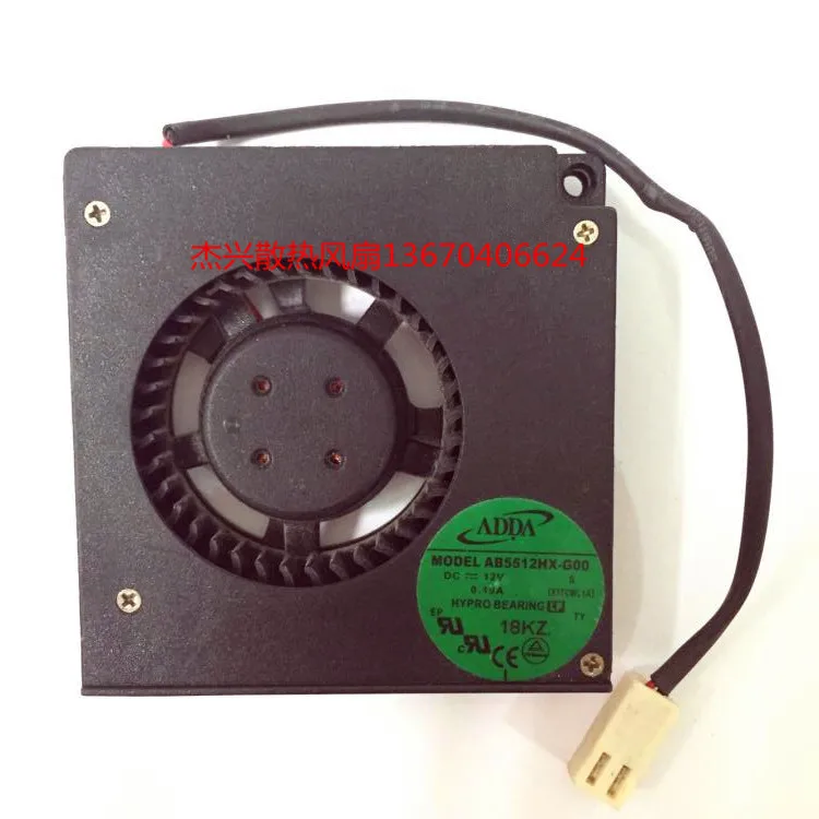 

New original ADDA AB5512HX-G00 12V 5510 5.5CM 55 * 55 * 10MM hydraulic turbine cooling fan