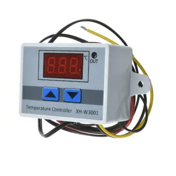 

XH-W3001 Digital LED Pre-wire Cool/Hot Temperature Controller Thermostat Control Switch Probe with Sensor 220V/24V/12V