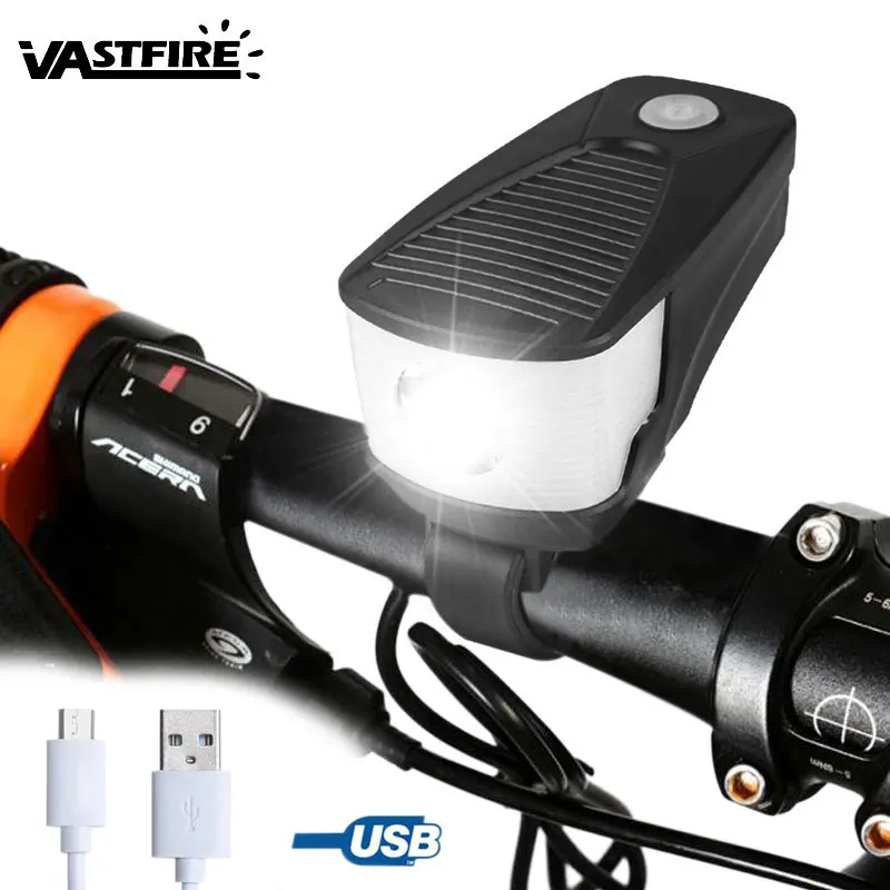 

USB Rechargeable Bike Light 2 in 1 Bike Headlight Taillight T6 LED Cycling Lamp 4 Modes Front Bicycle Flashlight Bike Accessorie