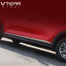 Vtear For Mazda CX 5 CX5 2017 2018 2019 stainless steel Car Door Body Side Protector