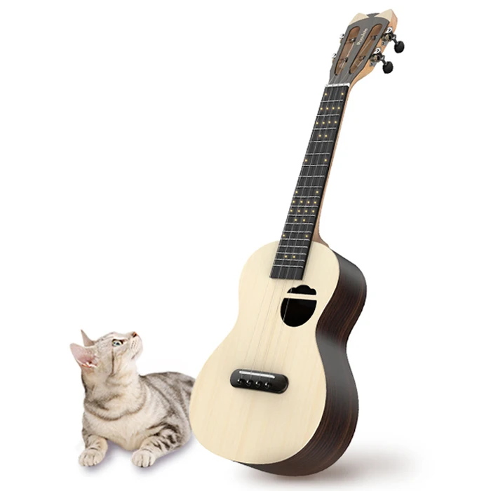 Populele S2 LED Bluetooth USB Smart Ukulele Toy For Beginners Tuition-Free Interesting Learning Toy Musical Instrument Gifts