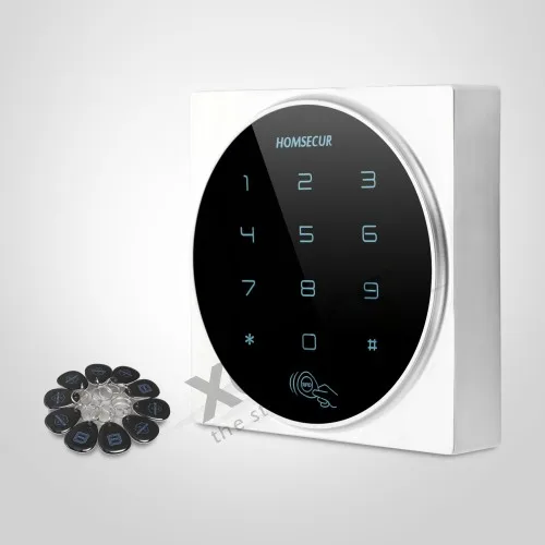 

HOMSECUR Waterproof Wiegand 26/34 Metal Access Control 125Khz RFID Reader+Tamper Alarm