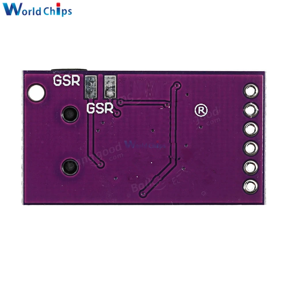 CJMCU-6701 GSR датчик кожи модуль датчика аналоговый SPI измерение EDA GSRgalvanic ответ кожи для Arduino