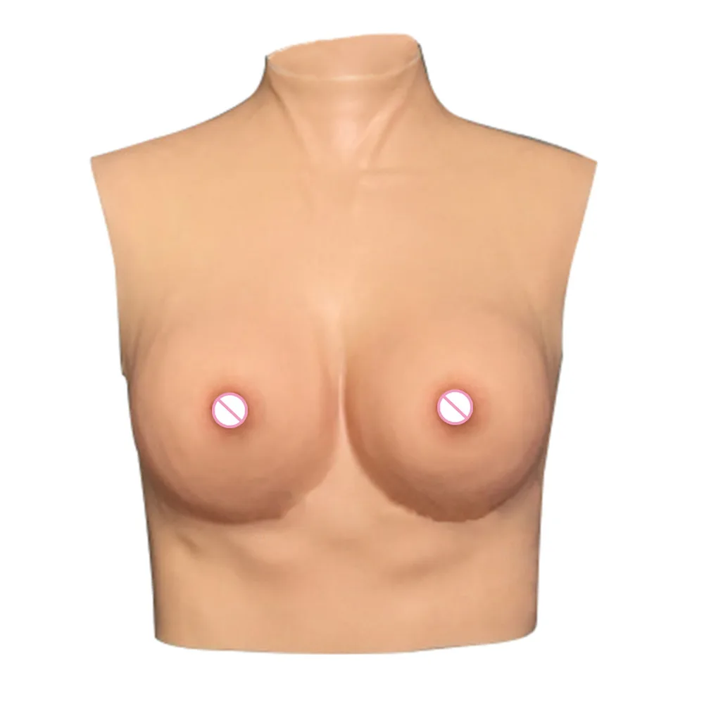

Breast Forms Transgender False Breasts Drag Queen Fake Silicone Breast Fake Boobs Artificial Breast Size L Skin Color D Cup