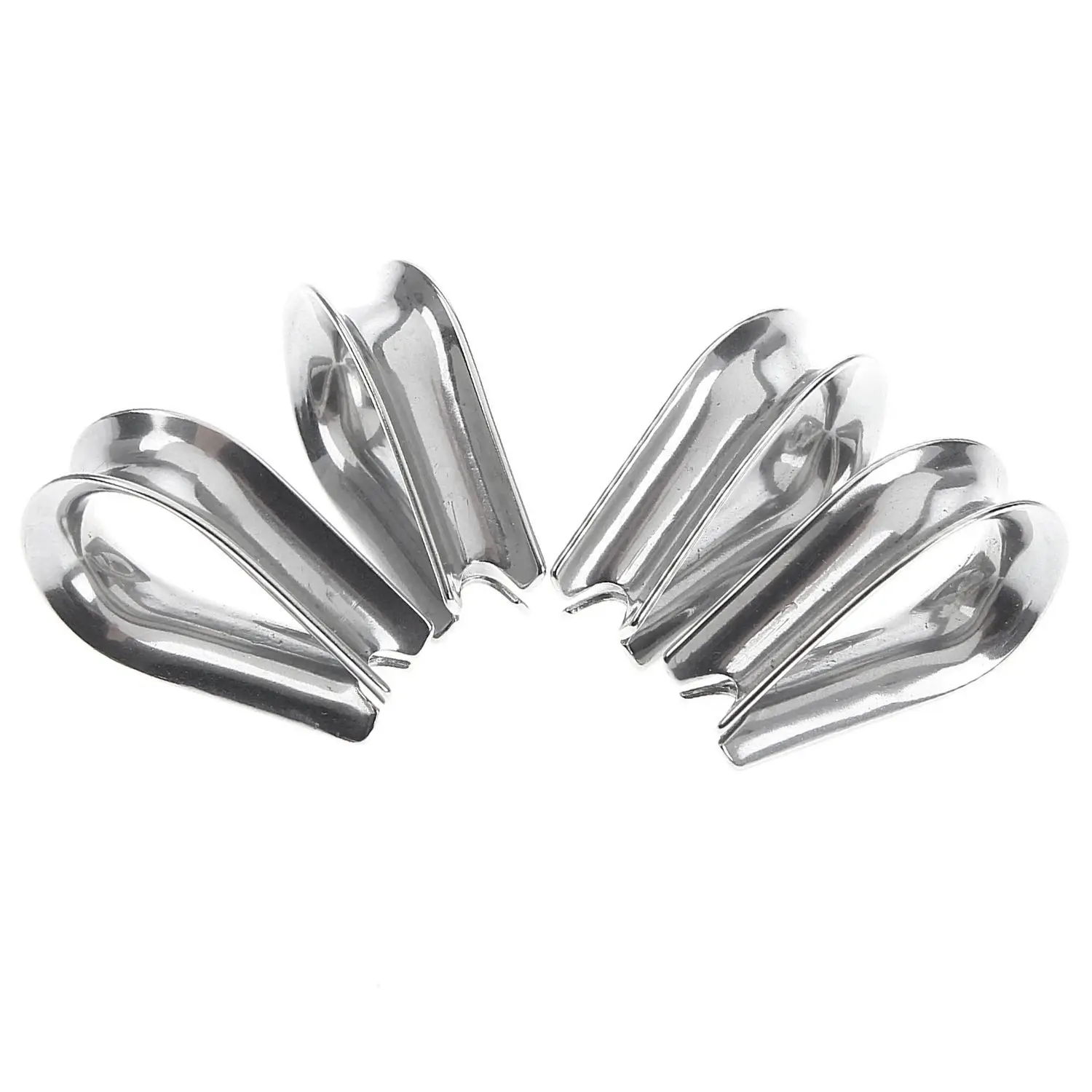 

BMBY 10 PCS 3mm Wire Rope Thimbles for 3mm wire Stainless Steel