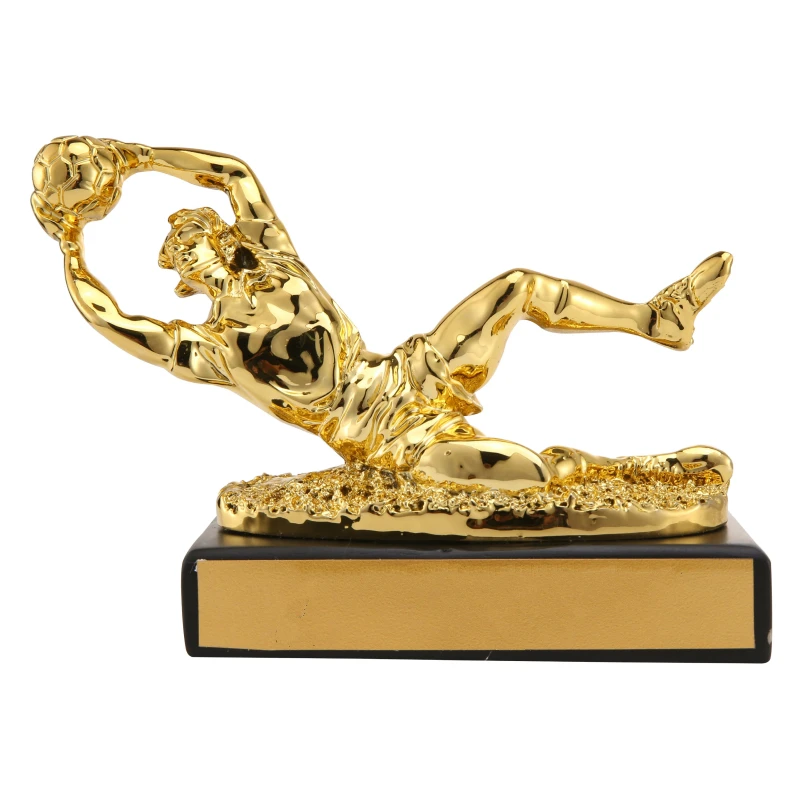 

Fine Goalkeeper Award Trophy Free Customization Fan Souvenir Trophy Best Football Match Prize Suitable For Home Decorations