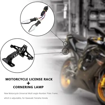 

New License Holder License Plate Frame Universal Motorcycle License Plate Holder