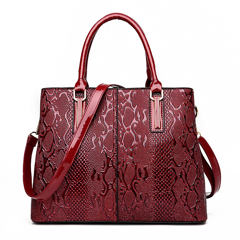 

JOFEANAY Brand leather handbags 2017 summer new women's bag lychee pattern cowhide platinum bag Messenger bag