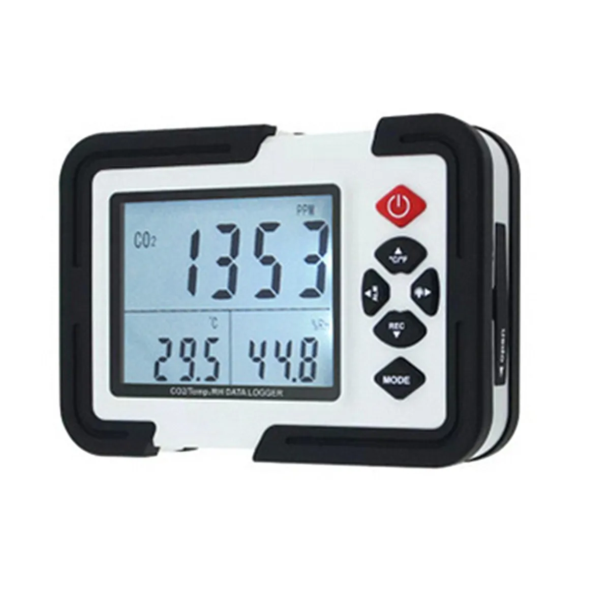 

Portable Digital CO2 Meter CO2 Monitor Detector Gas Analyzer 9999ppm LCD Tester Temperature Relative Humidity Test