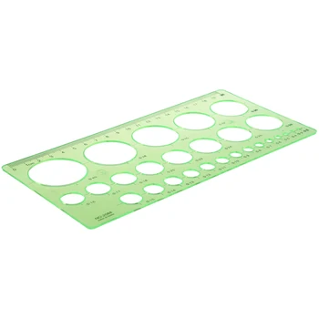 

Affordable Amico Green Plastic Students Rectangle Shape Drawing Circle Template Ruler