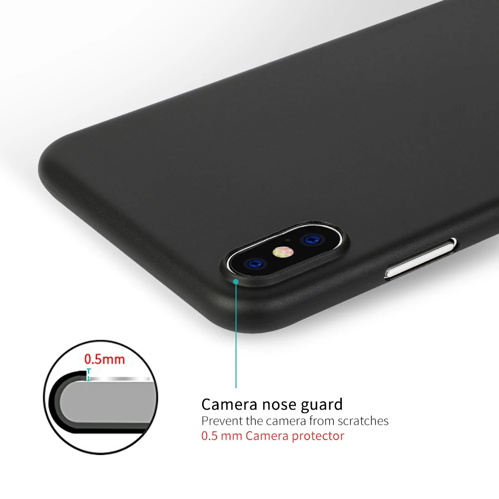 Чехол memumi для iPhone XS Max 6 5 2018 Ультратонкий матовый полипропиленовый чехол 0 3 мм Xs