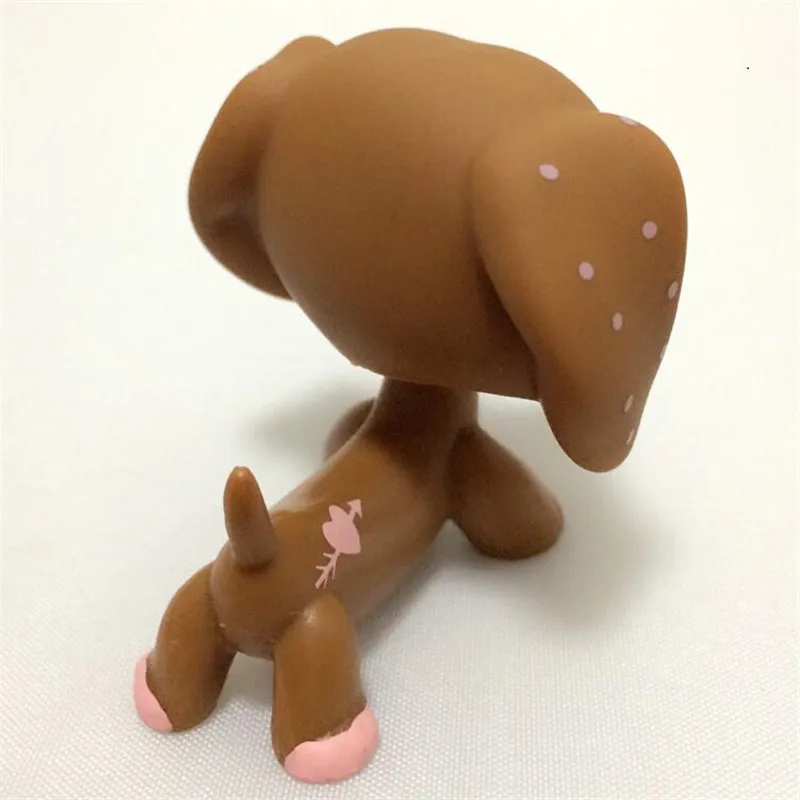 Pet Shop Lps Toy Action Standing Collection Collection Short Hair 41 Powder Cat Tiger Cat Tiger Big Dad Dog Dachshund Lps
