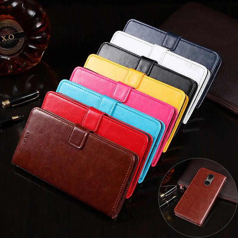 

Anunob Luxury PU Leather Case For Gome U7 Flip Stand Back Cover For Coque Gome U7 U 7 Shell GomeU7 Protective Wallet Bags 5.99"
