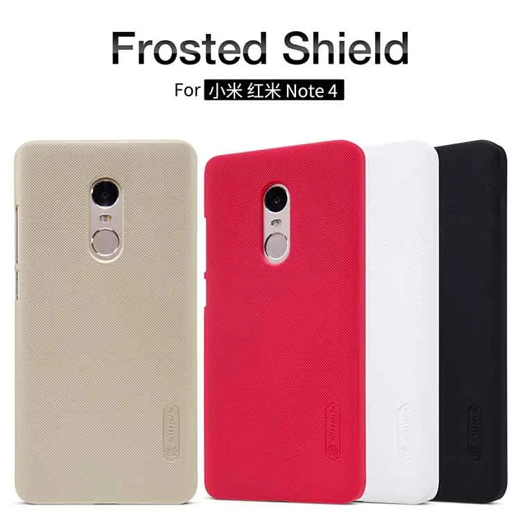 Xiaomi Redmi Note 4 Case 5.5 дюймов NILLKIN Супер Матовый Щит Жесткий задняя Крышка case Для Pro