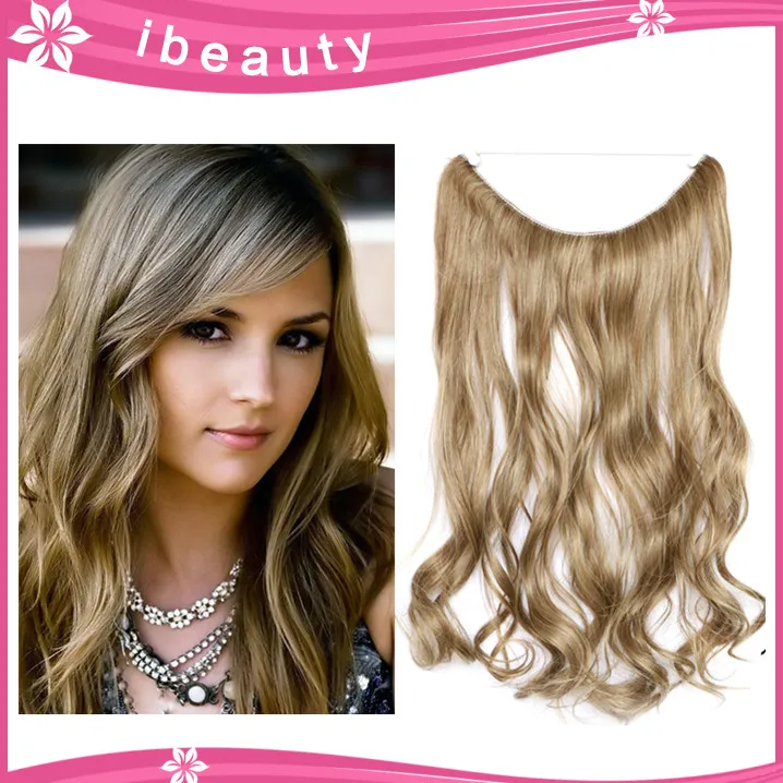 6 color 18" 45cm 80g body wave mircale wire mix color hair extension