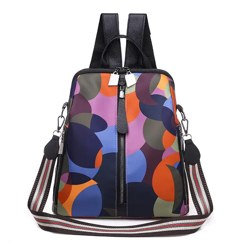 DIZHIGE бренд класса люкс водонепроницаемый Оксфорд женский рюкзак мода высокое качество школьные рюкзаки для девочек на молнии многофункциональная сумка Новинка - Цвет: Colorful