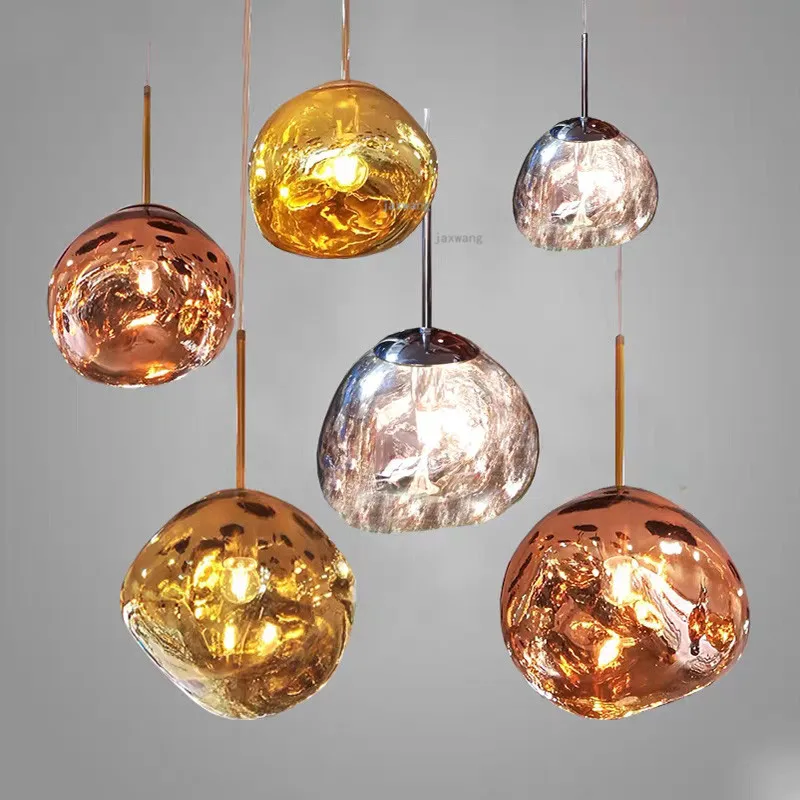 

Modern LED Glass Modern Pendant Ceiling Lamps Pendant Lights Bar Living Room Restaurant Pending Lighting Melt Lava