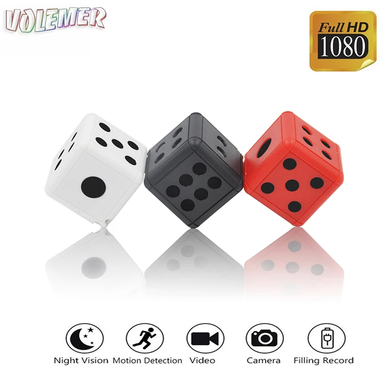 

Volemer Micro Camera SQ16 HD 1080P Sports DV Mini Action Camera with motion Sensor Mini Camcorder Night Version flexible camera