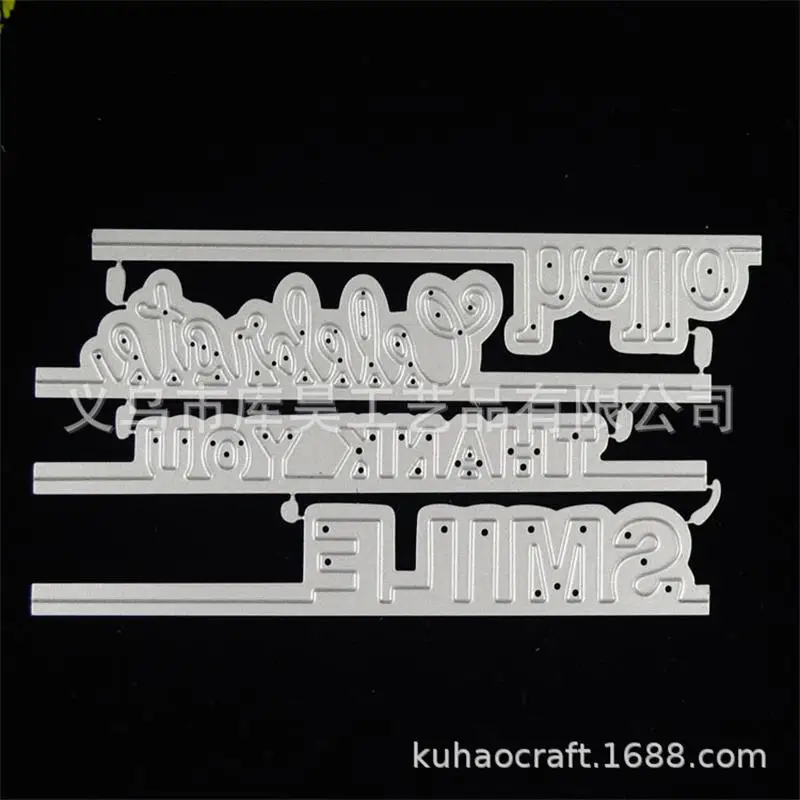 

English word metal steel cutting dies stencils for DIY knife mould Scrapbooking Dies card photo album decoration craft