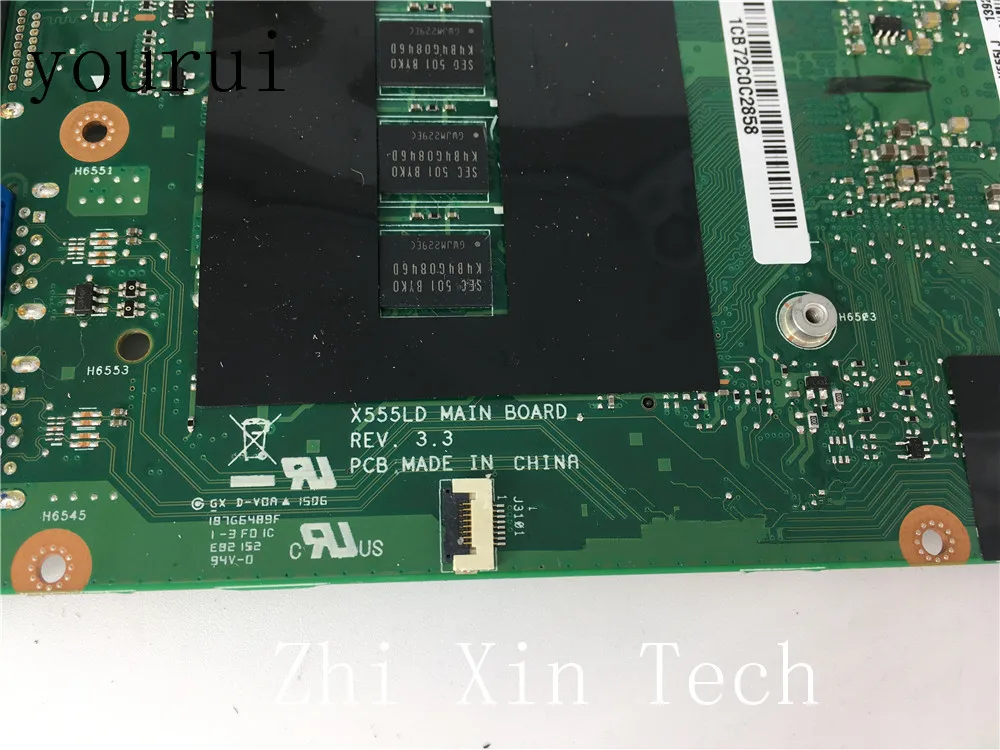  yourui X555LD REV3.3 i3-5010u /4GB RAM For ASUS X555L X555LD Laptop Motherboard Test all functions 