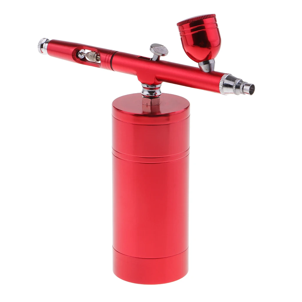 Dual Action Airbrush Air Compressor Kit Craft Cake Paint Arts Spray Set Garden Supplies