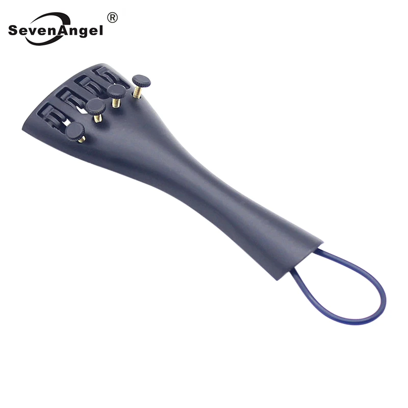 

1 Pcs Aluminium Alloy Violin Tailpiece Hill Style with 1pcs Tailgut Tailcord 4 Fine Tuners Durable Strong Violino Accessories