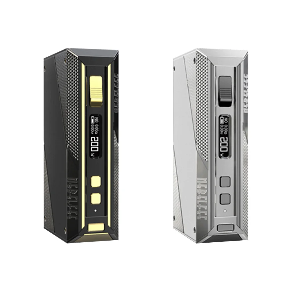 Nuevo Original Ehpro caja de acero frío TC MOD Max 200W Salida cigarrillo electrónico vaporizador Mod tipo C mod de vapeo de carga rápida USB con rosca 510 - 4