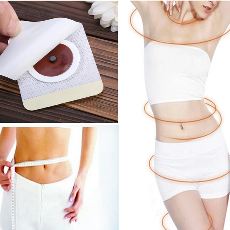 30pcs 2016 Women Fashion Magnetic Slim Slimming Patch Diet Weight Loss Detox Adhesive Pads Burn Fat Slim Patch Free Shipping