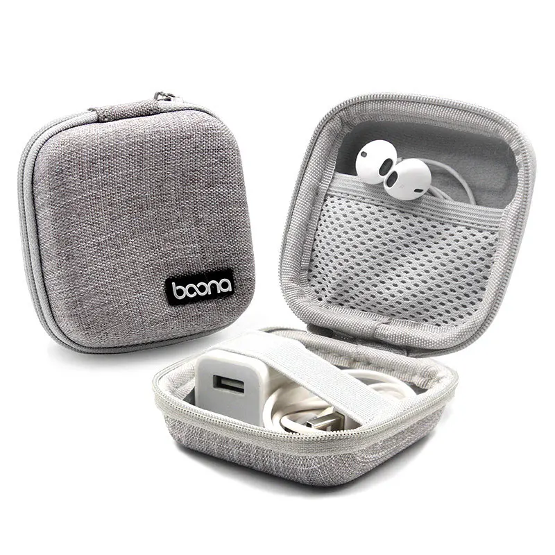 

Portable Earphone Storage Bag Travel Electronics Accessories Organizer Case for Digital Gadgets USB Data Cable Adapter U Disk