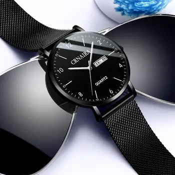 

Simplicity Modern Quartz Watch Women Mesh Stainless Steel Bracelet High Quality Casual Wrist Watch for Woman Montre Femme