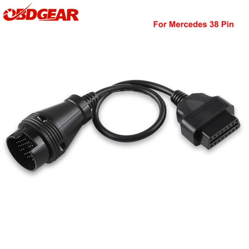 Диагностический адаптер OBD2 для Benz MB 38 Pin 16 диагностический Mercedes разъем OBDII
