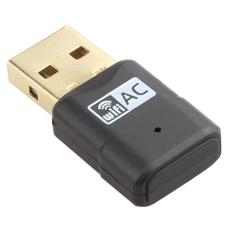 Chielecna беспроводной двойной USB гигабитный 600 Мбит/с 2,4G+ 5 ГГц двухполосный AC Wifi антенна 802.11a/b/g/n адаптер Wi-Fi ключ сетевой карты