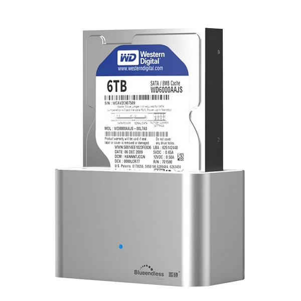 Док-станция для HDD с usb-хаб 3 внешними портами USB 3,0 для usb-накопителя, карт-ридера до 8 ТБ, жесткий диск SATA 2,5 ''3,5'', HDD SSD - Цвет: Without USB A Ports