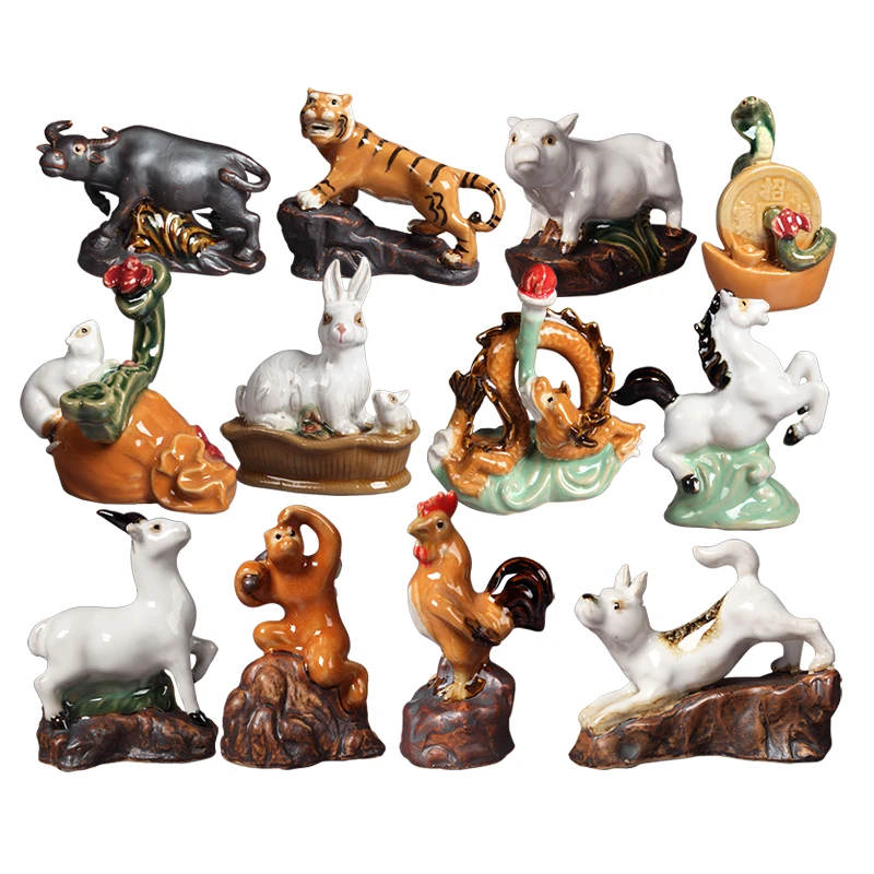

Home Decoration Crafts Figurines Miniatures Ceramics Chinese zodiac animals Bonsai Rockery Accessories Aquarium Decorate