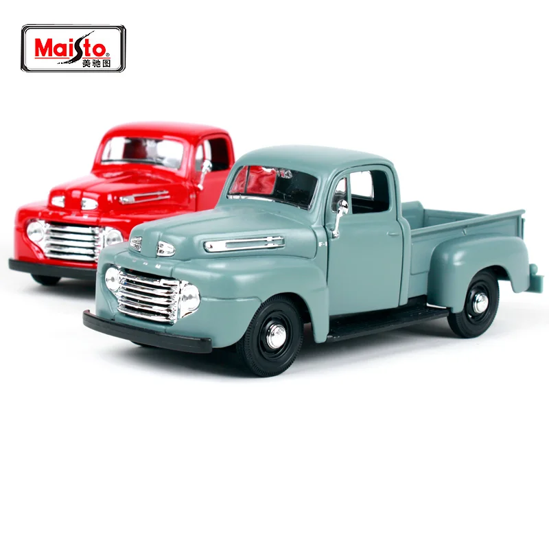 Maisto 1:25 Ford 1948 FORD F-1 PICKUP винтажные автомобили литая под давлением модель автомобиля игрушка Новинка в коробке Новое поступление 31935