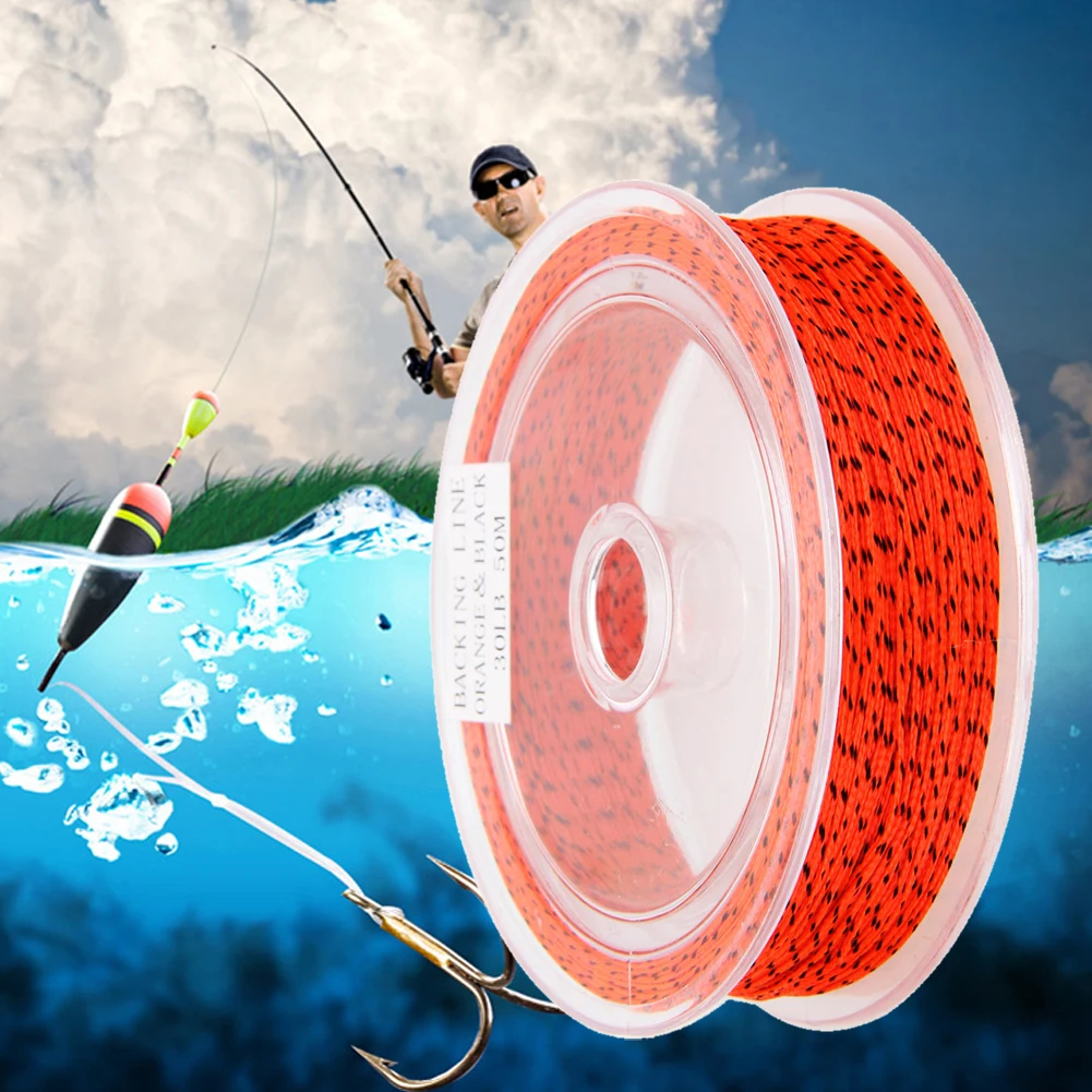 50 м 30 фунтов подложка леска плетеная из полиэстера с леской|fishing rope|braided polyester ropewire