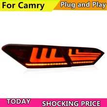 Car Styling for Tail Lights 2017,2018 Toyota Camry V70 LED Rear Light Fog light Rear Lamp DRL Brake+Park+dynamic turn Signal Car Styling for Tail Lights 2017,2018 Toyota Camry V70 LED Rear Light Fog light Rear Lamp DRL Brake+Park+dynamic turn Signal