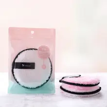 Очищение макияжа лица мягкий толстый плюшевый спонж для снятия макияжа очищающий коврик для лица моющийся многоразовый аксессуар для ухода за кожей#11