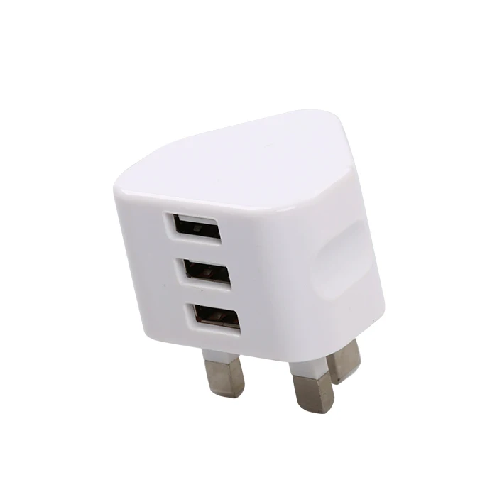 Зарядное устройство с 3 USB разъемами 5 в 1 а|usb uk|uk plug chargerplug charger |