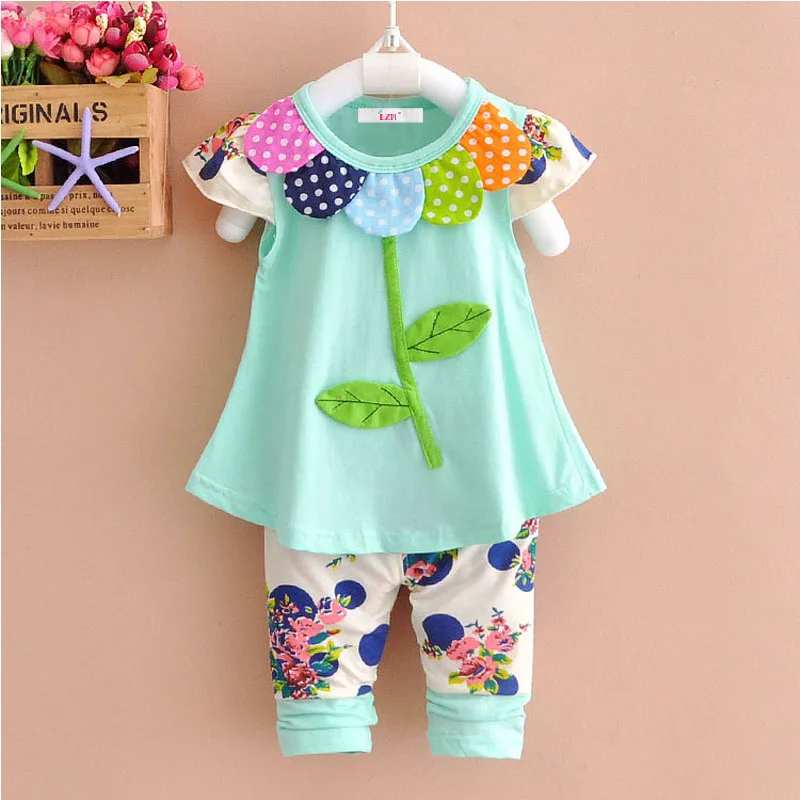 Buy Newborns Clothes 2018 Summer Baby Girls Set Petals