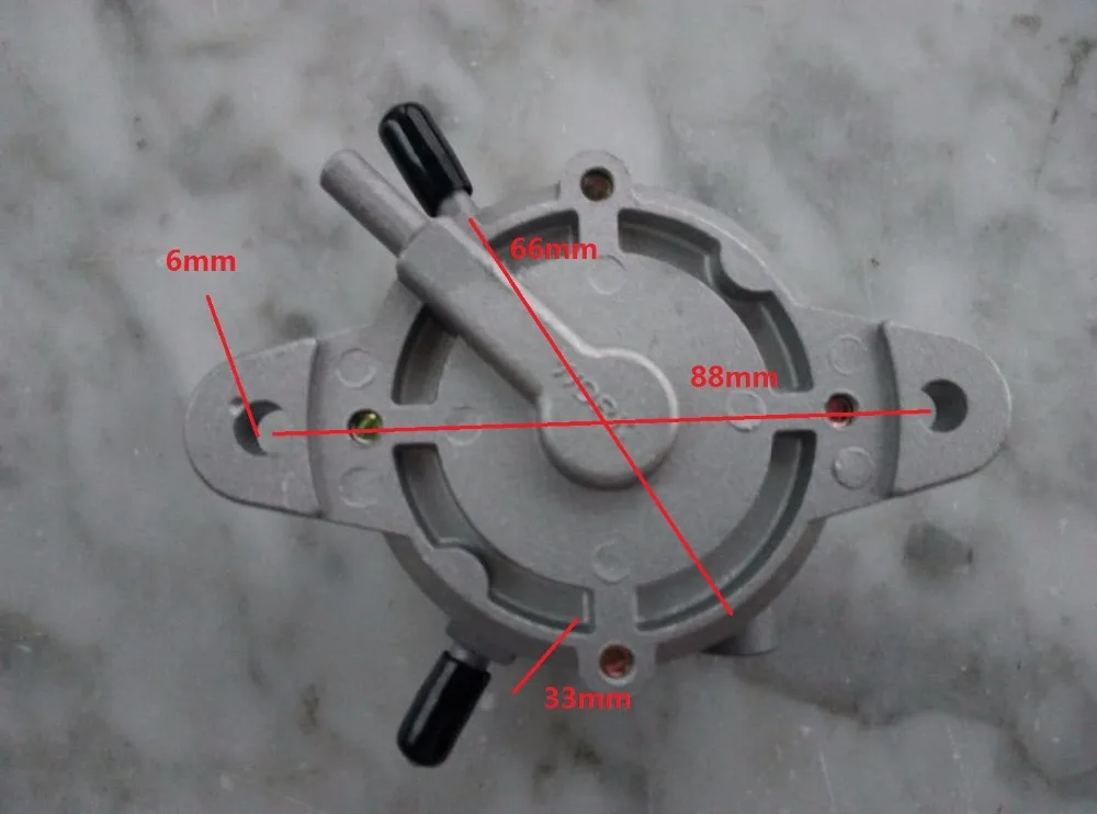 Вакуумный 5 мм GY6 150cc большой 152QMI 157QMJ китайский скутер мопед топливный насос