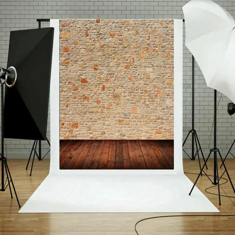 Ретро кирпичная стена фон для фотосъемки с изображением Художественная ткань