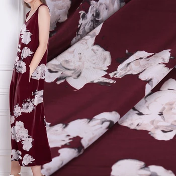 

Customized spring and summer new 16mm Silk crepe de Chine fabric silk shirt dress fabric advanced digital printing dress fabric