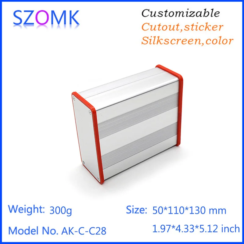 aluminum extruded enclosure project box instrument enclosure junction housing szomk chassis outlet boxes (4).jpg