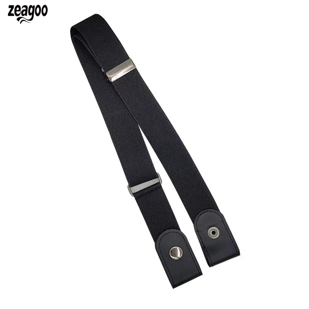 

Unisex Fashion Adjustable Metal Snap Button unisex belt, beautiful practical. Waistband Hypoallergenic Wide Belt